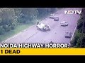 On video: 1 killed as Lamborghini rams into Maruti on Greater Noida expressway