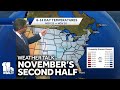 Weather Talk: Novembers second half outlook