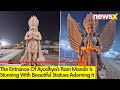 Magnificent Ayodhyas Ram Mandir Entrance | Ornate Statues Installed At Entrance | NewsX