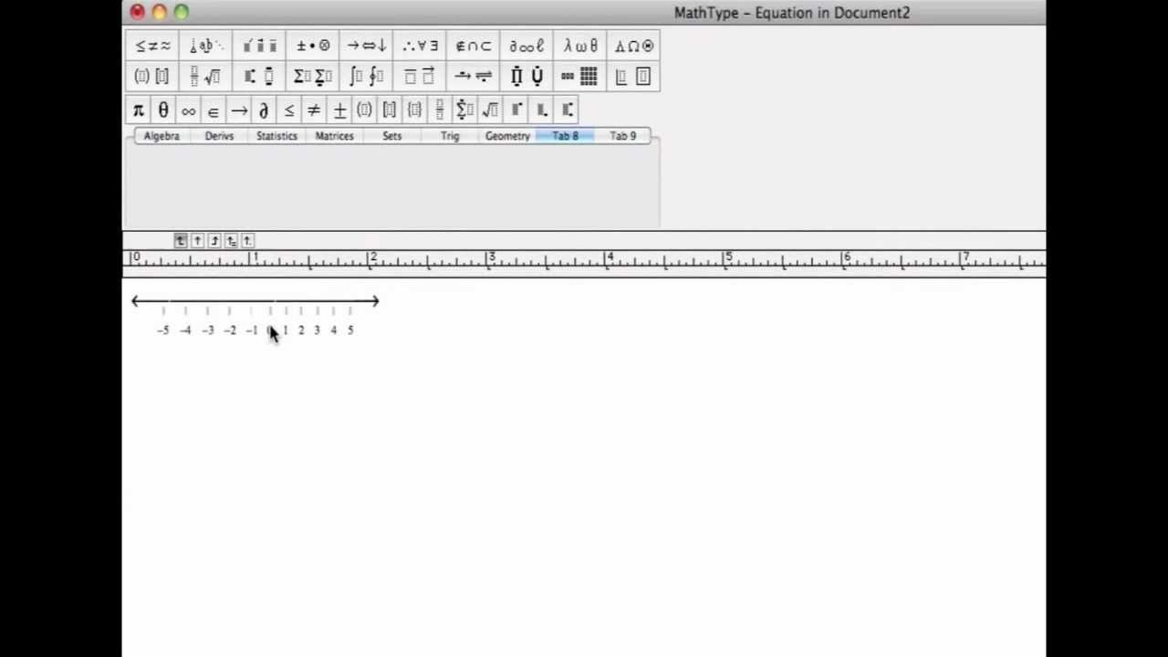 How To Draw A Number Line In Word