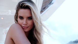 Theresa Viuff South African in Swimsuit at Cabo beach club | Model Video Video HD