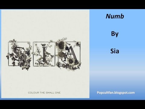 Sia - Numb (Lyrics)