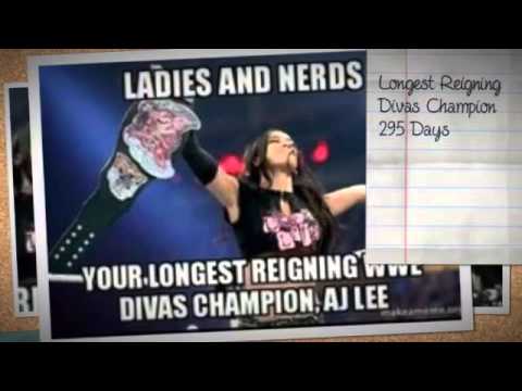 La carrière de AJ Lee à la WWE