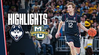 HIGHLIGHTS | #2 UConn Mens Basketball vs. #8 Marquette