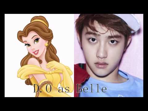 Exo as Disney Princesses