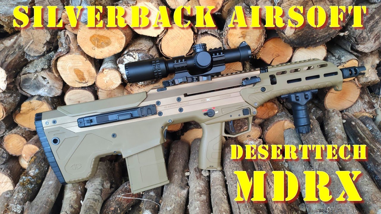 Airsoft - Silverback - DesertTech MDRx .308 AEG [ENG sub]