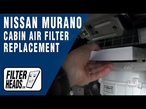 NISSAN Murano - Cabin Air Filter Replacement