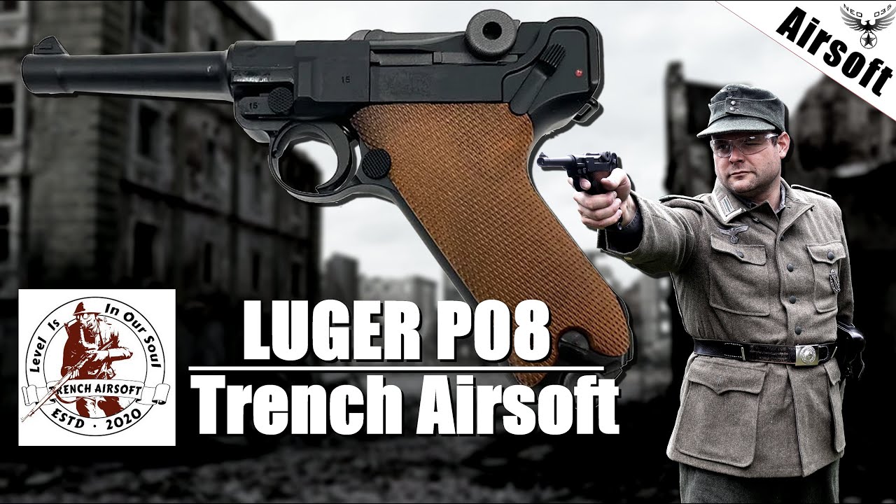 🔫 Luger P08 WE - Version Trench Airsoft - Présentation de réplique Airsoft