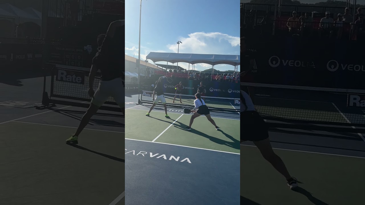 JW and Jorja Johnson are special talents on the pickleball court 😮‍💨