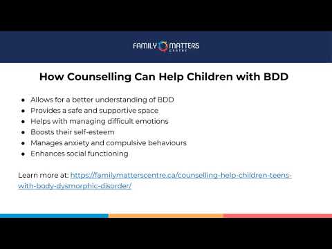 Body Dysmorphic Disorder (BDD) in Children