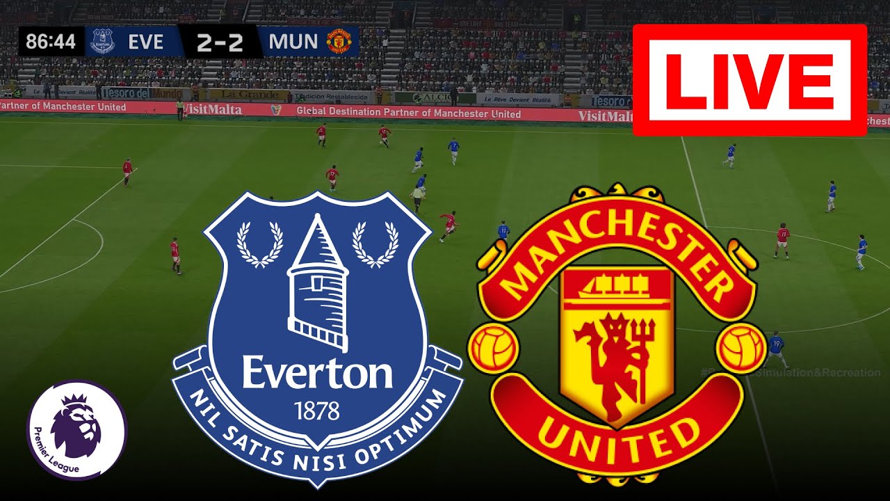 🔴 LIVE : Everton vs Manchester United | Premier League 2024/25 | Full Match Simulation