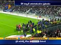 Fans injured after barrier collapses at football stadium-Exclusive visuals