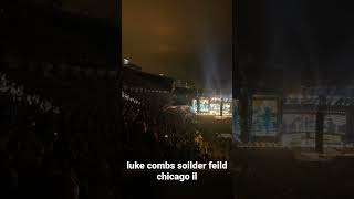 #lukecombs #country #chicago #bears #illinois luke combs concert chicago il soilder feild