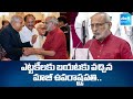 Jagdeep Dhankhar Came Out for CP Radhakrishnan Swearing Ceremony |@SakshiTV
