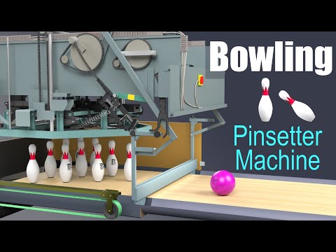 Fonctionnement d'un placeur de quilles de bowling