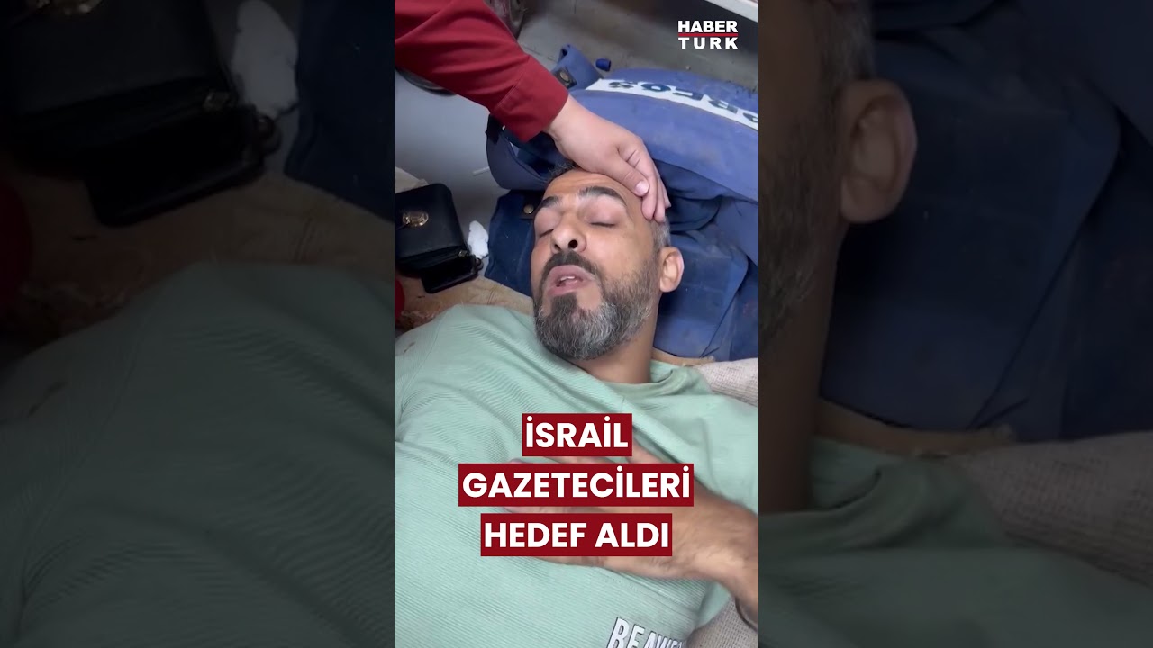 İsrail, Nusayrat mülteci kampını vurdu: TRT Arapça muhabiri yaralandı #shorts #gaza #gazze