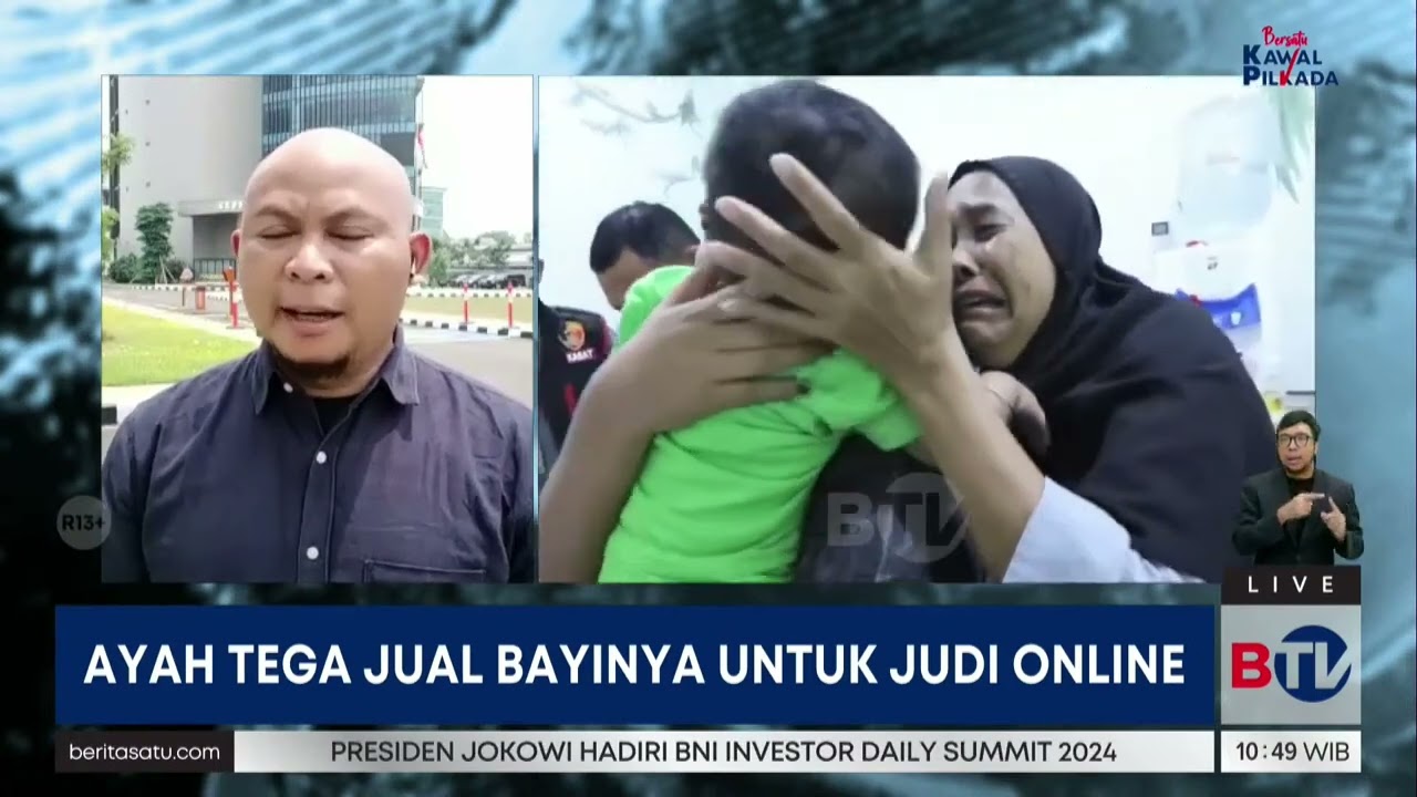 Bejat, Ayah di Tangerang Tega Jual Bayi Rp 15 Juta Demi Main Judi Online | Beritasatu
