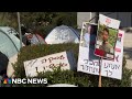 Gaza hostage families camp outside Israeli prime ministers house to demand action