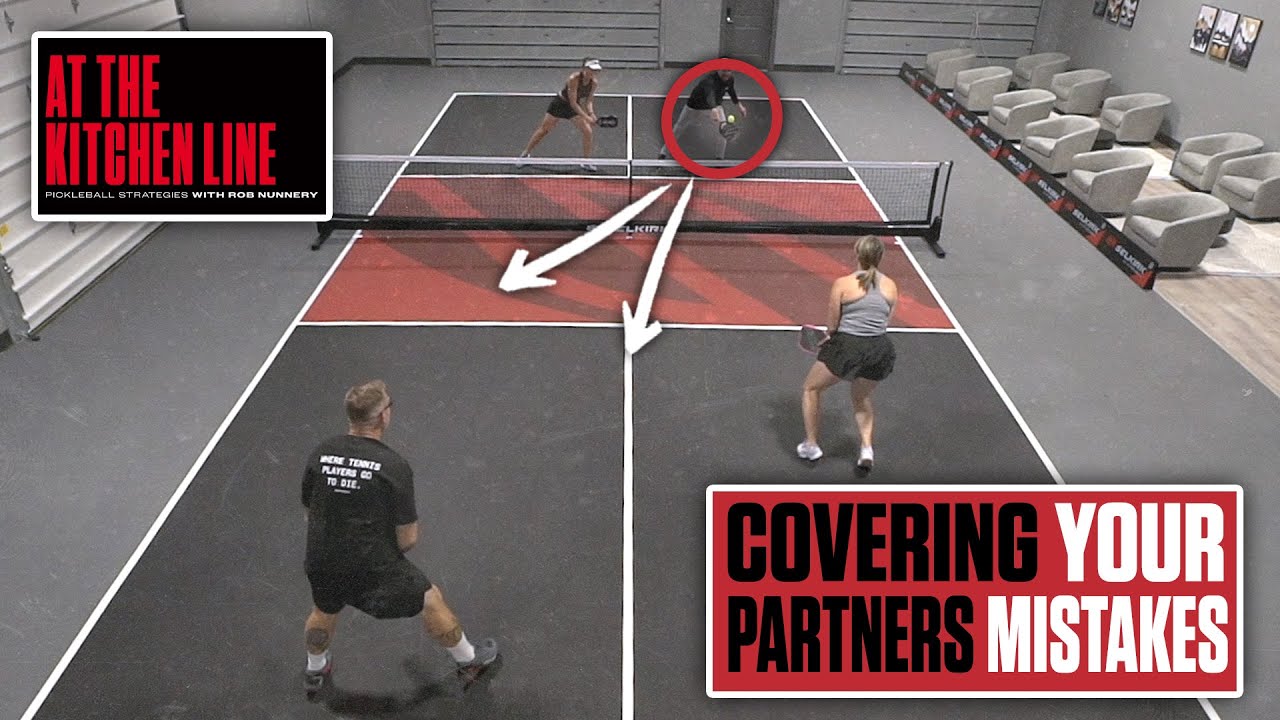 Pickleball Protection Drill: Cover For Your Partner After a Mistake