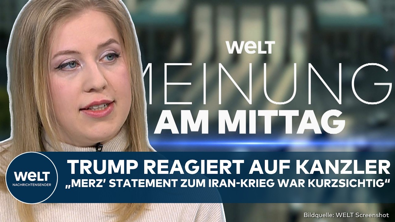 MEINE MEINUNG: Brisante Aussage von Merz zum Iran-Krieg! Trump reagiert auf Kanzler