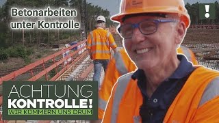 🔍 Brückenbau für Autobahnauffahrt ENGMASCHIG kontrolliert! SICHERHEIT geht vor! | Achtung Kontrolle