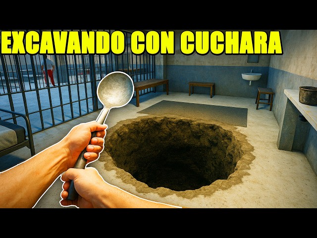 ESCAPANDO DE LA CÁRCEL CAVANDO AGUJERO | PRISON ESCAPE SIMULATOR: DIG OUT