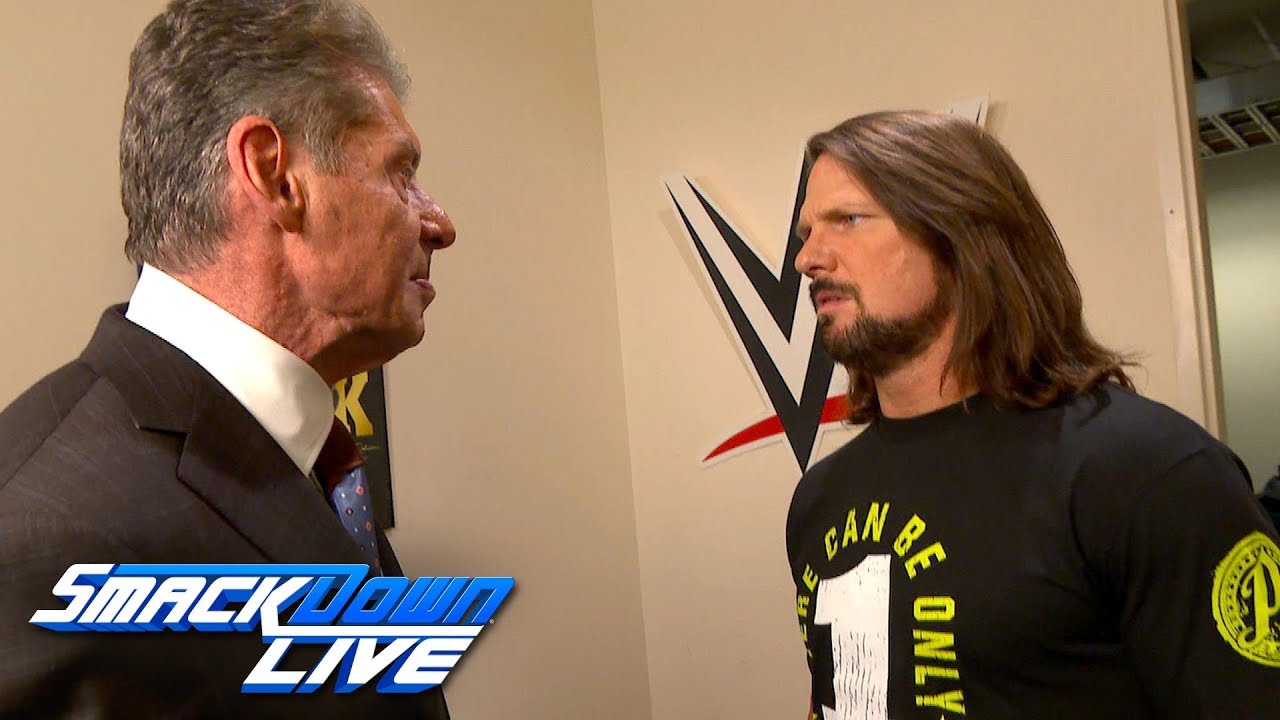 Image result for AJ Styles Drops Vince McMahon On WWE SmackDown To Begin Interesting New Storyline, WWE Edits Segment