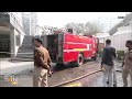 Delhi: Fire Erupts at Gopal Das Building, Barakhamba Road | 15 Fire Tenders on Scene