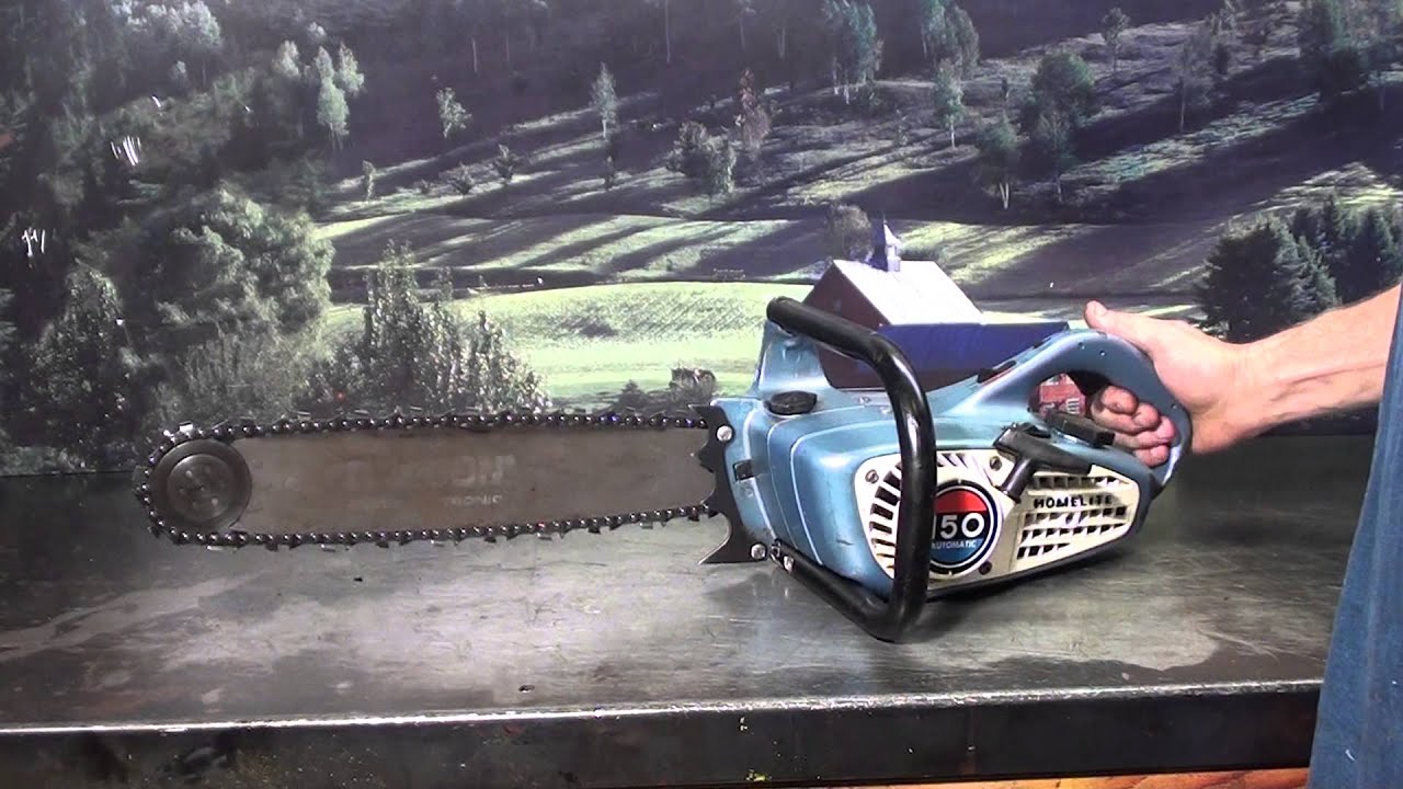 The chainsaw guy shop talk Homelite 150 Automatic chainsaw 7 18 - YouTube