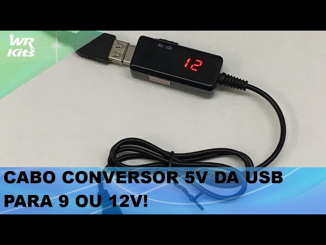 VOCÊ VAI QUERER ESTE CONVERSOR USB 5V PARA 9V E 12V!