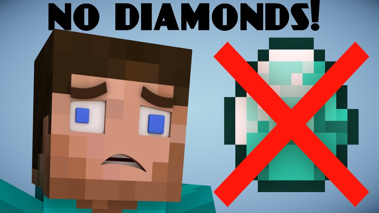 [Video] Если бы алмазы удалили из Minecraft - Minecraft Animation