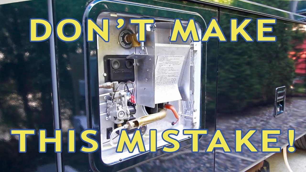 RV Water Heater Fail! Don't Make This Newbie Mistake ... truck rv plug wiring 