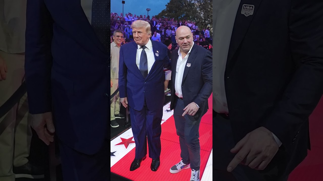 Trump puts U.S. power on display for UFC Freedom 250