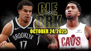 Cleveland Cavaliers vs Brooklyn Nets Full Game Highlights - October 24, 2025 | NBA Season