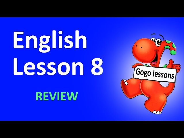 English Lesson 8 - Review. Animals' Names Flashcards, Family Vocabulary