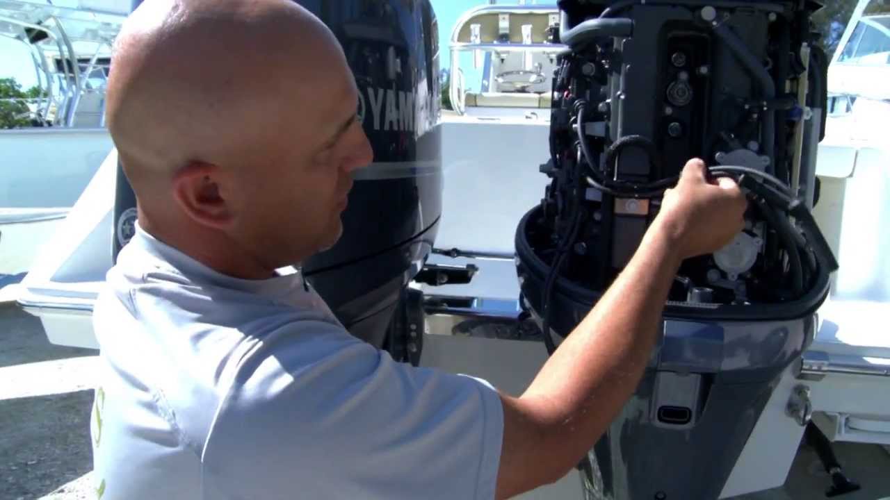 How To Change Spark Plugs In A Yamaha Outboard Motor ... 1998 yamaha outboard wiring diagram 
