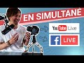 Comment faire une DIFFUSION EN DIRECT sur FACEBOOK et YOUTUBE facilement