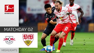 RB Leipzig — VfB Stuttgart 4-0 | Highlights | Matchday 2 – Bundesliga 2021/22