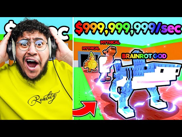 كل السيرفر تيم علي وسرقوني 😭😱 روبلوكس roblox steal a brainrot