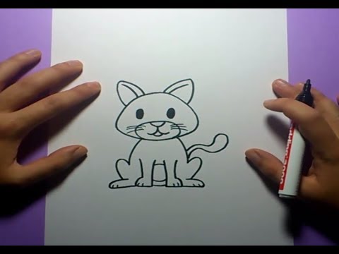 Como Dibujar Un Gato Paso A Paso 8 Pintaycrea Over Blog Com