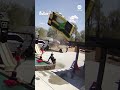 Dust devil lifts inflatable jumper 100 feet into air  - 00:31 min - News - Video