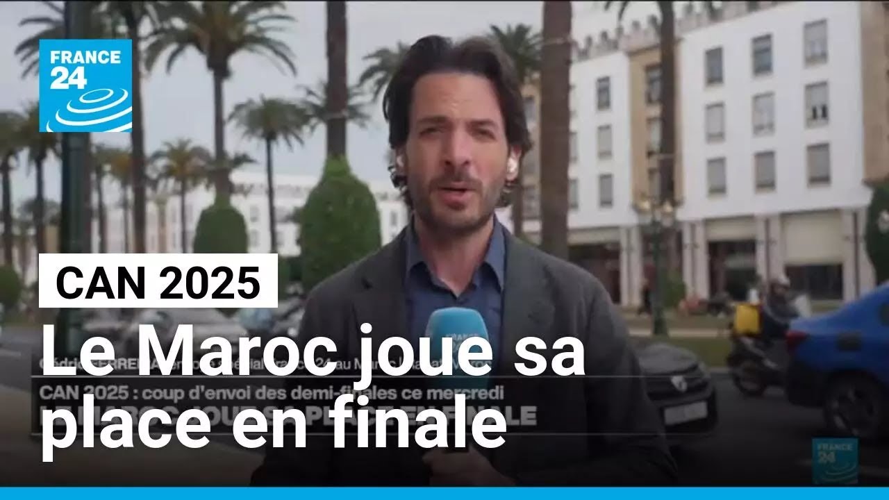 CAN 2025 : le Maroc joue sa place en finale • FRANCE 24