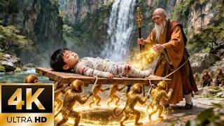 Abandoned at birth, he trains under an old monk, masters divine powers, and descends for revenge.