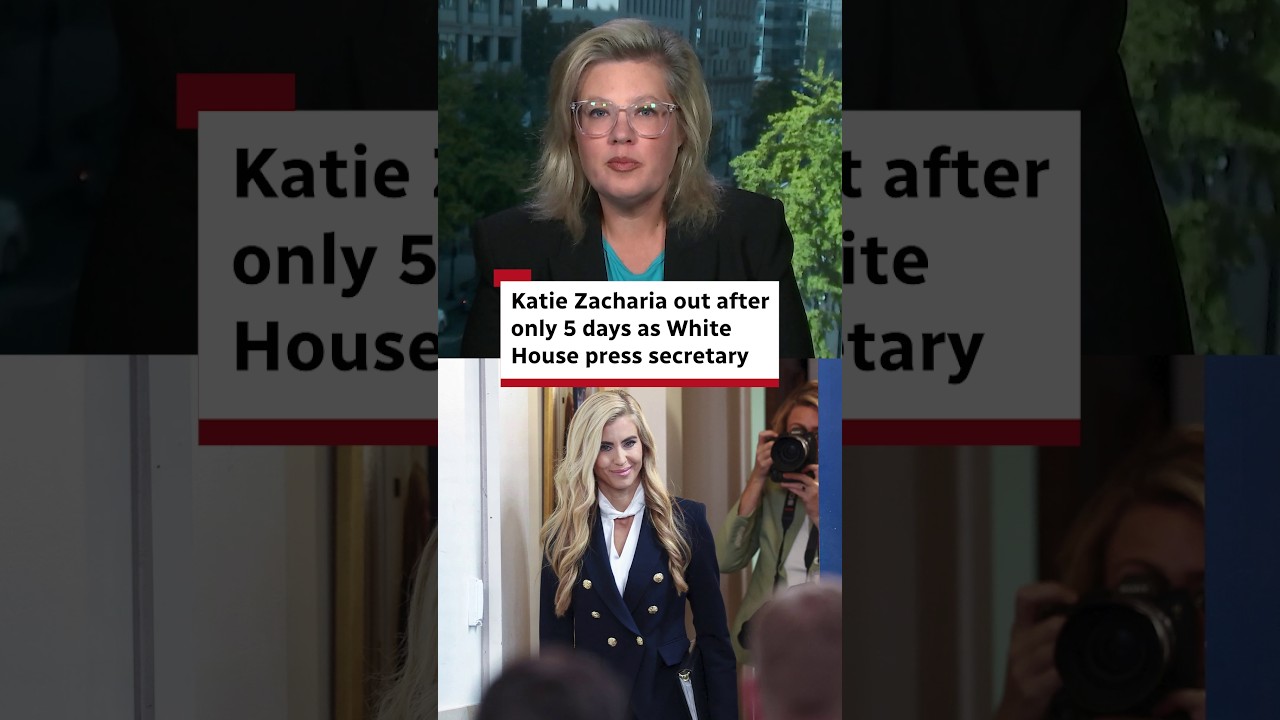 Katie Zacharia out after only 5 days as White House press secretary