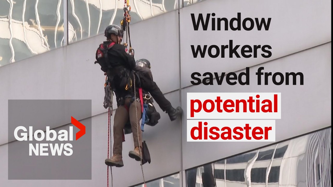 Window workers saved in Montreal high-rise rescue