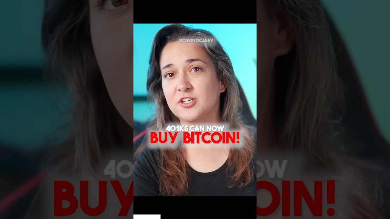 "401Ks Can Now Buy Bitcoin!" 🚀 cryptocasey