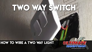 How to wire a two way light switch | two way switching