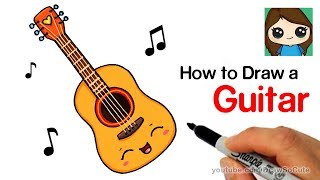 איך לצייר גיטרה 