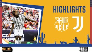 Barcelona 2 -2 Juventus | Kean brace secures the draw against Barça | Juventus On The Road
