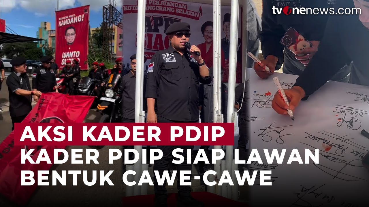 Sejumlah Kader PDIP Bubuhkan Cap Jempol Darah Tanda Kesetiaan dengan Megawati | OneNews Update